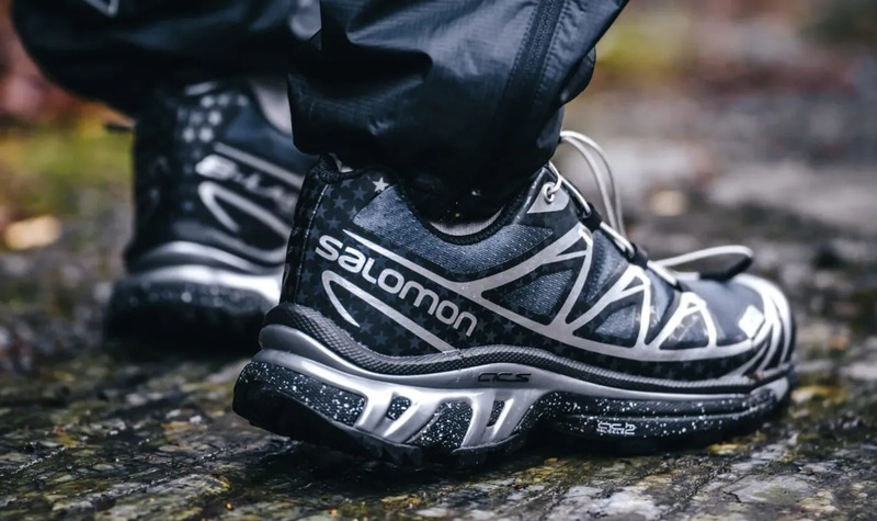 ★人気★ Salomon x Atmos XT-6 Black Silver SALOMON XT-6 GTX Black/Black/Ftw Silver（サロモン XT-6 GTX